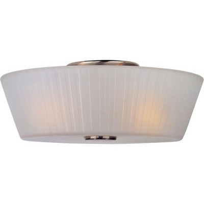 Maxim Lighting Finesse 3 - Light Flush Mount in  Satin Nickel
