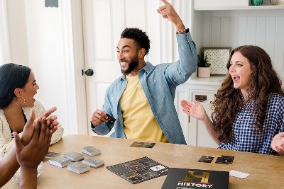 HISTORY Channel Trivia Game - 2000  General Knowledge Questions - Christmas Stocking Stuffers Gift for Adults, Family in The Pursuit of Trivial