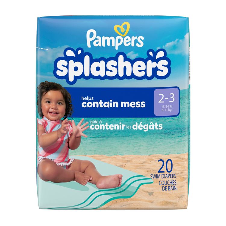 Pampers Splashers Disposable Swim Pants - (Select Size and Count), 2 of 14