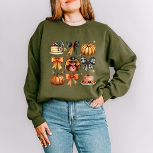 Simply Sage Market Turkey Coquette Sweatshirt - 1 of 4