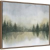 Amanti Art 28"x23" Hazy Cove I by Grace Popp Framed Canvas Wall Art Print - 2 of 4