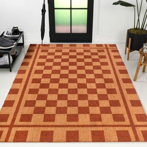 JONATHAN Y Natural Coir Area Rug - 1 of 4