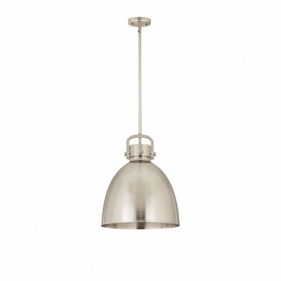 Newton Bell - 1 Light Pendant In Industrial Style-20.25 Inches Tall and 14 Inches Wide