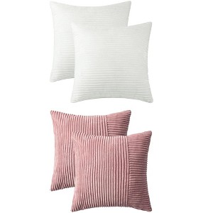 REGALWOVEN 4 Pcs Modern Couch Sofa Home Pillow Covers 18" x 18" - 1 of 4