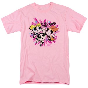 Powerpuff Girls Team Awesome Adult T-Shirt - 1 of 4