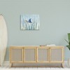 Stupell Industries Stingray Aquatic Animal Ocean Blue Spotted Sea Creature Canvas Wall Art - 2 of 4