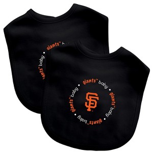 BabyFanatic Officially Licensed Unisex Baby Bibs 2 Pack - MLB San Francisco Giants - 1 of 3