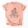 Simply Sage Market Grow Your Mind Floral Garment Dyed Tee - 2 of 4