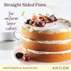 Anolon 9" Pro Bake Bakeware Aluminized Steel Round Cake Pan Silver - 3 of 4