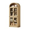 Arched Cabinet 71.6" Tall Kitchen Pantry, Farmhouse Storage Cabinet, Large Storage Pantry with Doors - 2 of 4