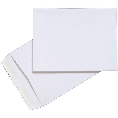 MyOfficeInnovations Gummed Catalog Envelopes 9"L x 12"H White 100/Box (50264/47286N) 472886