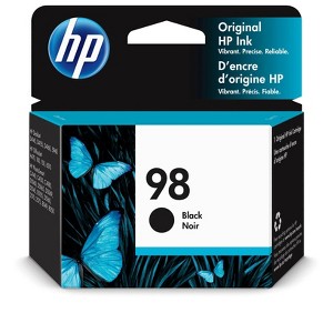 HP Inc. 98 Black Original Ink Cartridge, ~420 pages, C9364WN#140 - 1 of 4