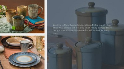 16pc Stoneware Siterra Painter's Palette Dinnerware Set Sango