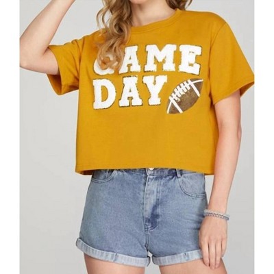 Women's Sequin Game Day Top - Blue B