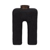 Modern Pottery Vase - Handcrafted Ecomix Decorative Accent - Casual Home Style - Ideal for Home, Office, Bedroom, and Living Room - 2 of 4