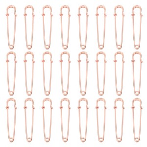 Unique Bargains Metal DIY Blankets Crafts Brooch Making Home Sewing Large Safety Pins 60 Pcs - 1 of 4