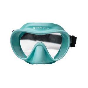 Hawaii Divers Deep Sea Adult Snorkel Mask – Teal/Black - 1 of 2