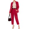 EXLURA Women's Business Blazer and High Elastic Waist Pant Suit Set Loose Fit Casual Fall Winter 2 Piece Suits for Work - 2 of 4