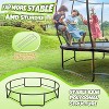 BCAN 8FT Recreational Trampoline with Enclosure for Kids Adults, ASTM Approved, Outdoor Trampolines with Ladder for Kids - 3 of 4