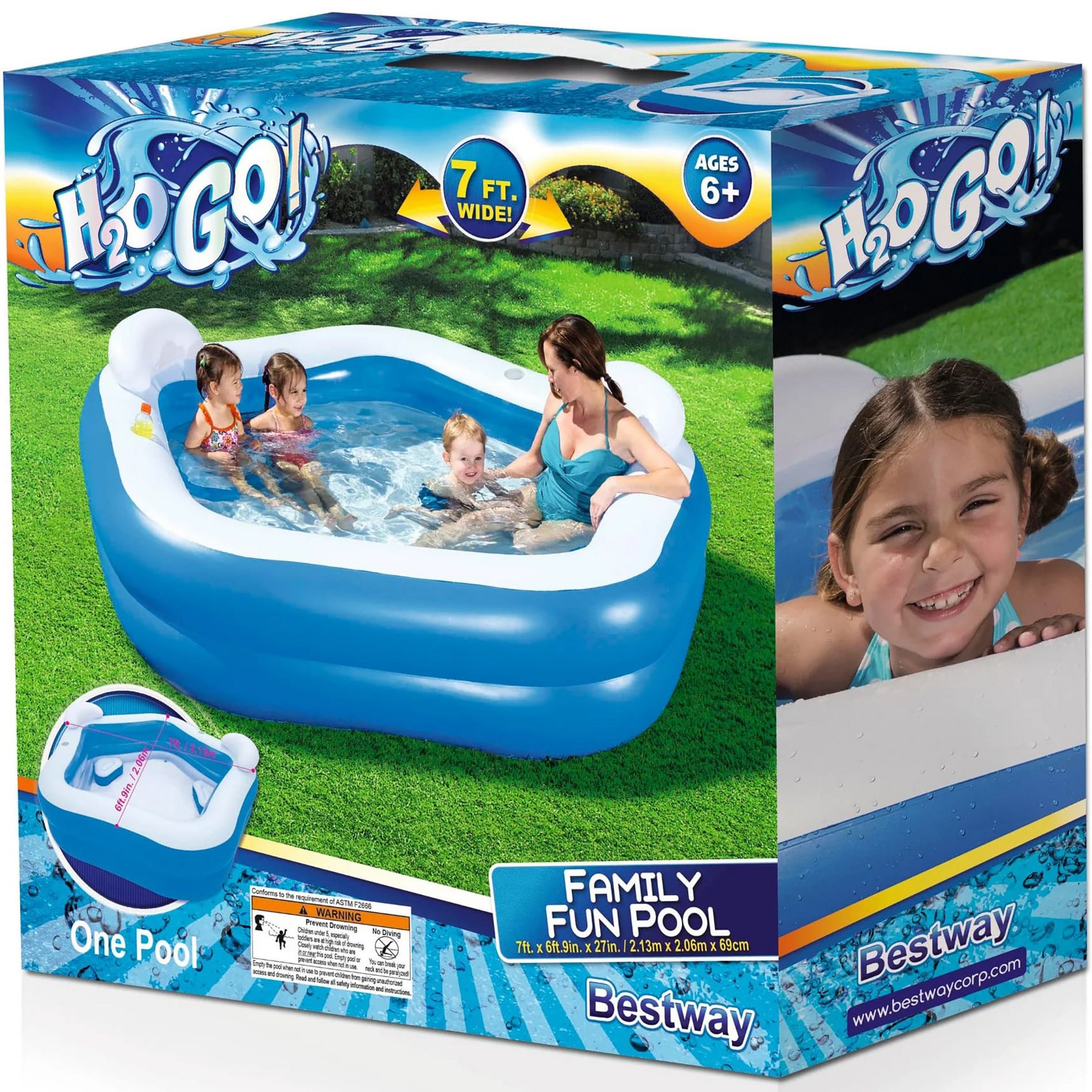 Bestway: H2OGO! Family Fun Inflatable Kiddie Pool