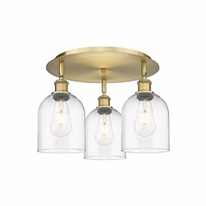 Bella - 3 Light Flush Mount In Industrial Style-10.5 Inches Tall and 17.25 Inches Wide - 1 of 1