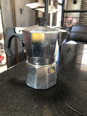 Bialetti 3 Cup Moka Stovetop Espresso Maker - Silver : Target