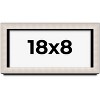 PosterPalooza | Panoramic Minimalist Shadow Box Silver Picture Frame - UV Acrylic, Backing, Hanging Hardware - 2 of 4