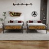 Hrinhom Twin Xl Over Twin Xl Metal Bunk Bed,Space-Saving Bed Frame,Convertible into 2 Separate Beds - 4 of 4