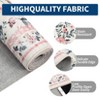 TROPOW Non-Slip Ultra-Thin Flower Print Dining Room Rug, Non-Shedding Farmhouse Indoor Mat, Washable Floor Mats, Easy to Clean - 4 of 4