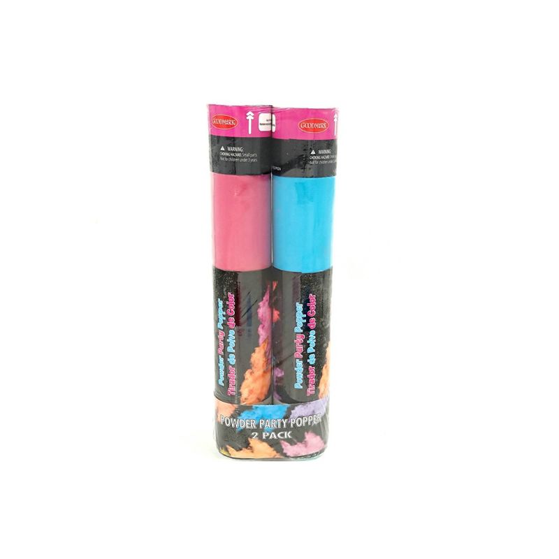 2pk Powder Poppers Pink/Blue, 1 of 3