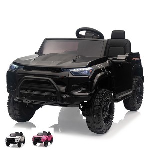 24V Kids Ride on Truck Car with Remote Control,Kids, LED Lights & Music, Storage Trunk,2 Speeds,Bluetooth,MP3,for Boys & Girls - 1 of 4