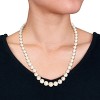 EVERLY JEWELRY | Sterling Silver 6-11mm Graduated Cultured Freshwater Pearl Strand Necklace, 18 inc - 3 of 4