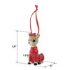 Wondapop Rudolph The Red-Nosed Reindeer Clarice Polyresin Christmas Ornament, Indoor/Outdoor Tree Decoration and Holiday Home Decor - 4 of 4