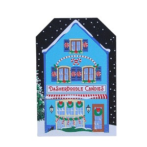 Cat's Meow Village 5.0 Inch Dasher Doodle Candies North Pole Series Village Buildings - 1 of 3