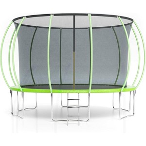 Coucheta Trampoline 16 ft, Trampolines for Kids & Adults, Trampoline with Enclosure, Ladder, Recreational Trampolines for Outdoor Jump, ASTM Approved - 1 of 4