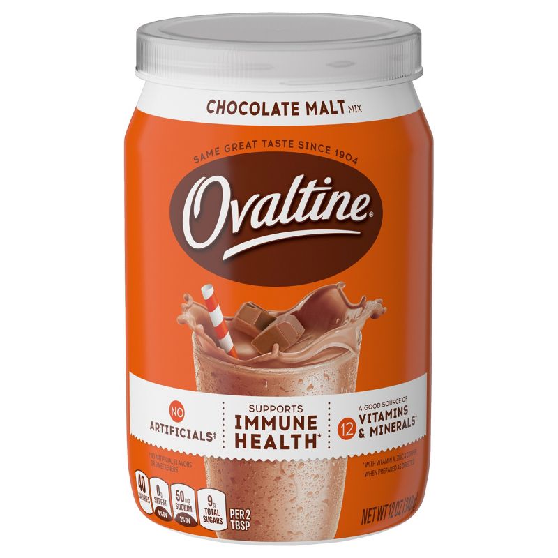 Ovaltine Chocolate Malt Mix - 12oz, 1 of 10