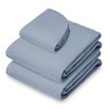 Saloniture 3-Piece Flannel Massage Table Sheet Set - Soft Cotton Flat and Fitted Sheets with Face Cradle Cover - 2 of 4