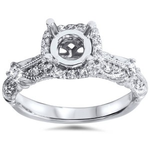 Pompeii3 1/3ct Diamond Engagement Ring Setting 950 Platinum - 1 of 3