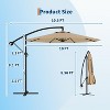 10ft Offset Patio Umbrella, Cantilever Umbrella - 4 of 4