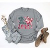 Simply Sage Market Women's All You Need Is Love Coquette Long Sleeve Garment Dyed Tee - 3 of 4
