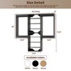 APRILSOUL  Wood Modular Closet System Unit-Customizable Wall Mounted Walk-In Closets for Bedroom or Walk-in Closet - 2 of 4