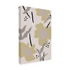 Canvas Wall Art - Pictufy Studio Ii 'Beige Flowers' Wall Art for Living Room, Bedroom, or Office Décor by Trademark Fine Art - 22 x 32 Inches - 2 of 4