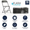 Flash Furniture Hercules Series Plastic Folding Chair - 10 Pack 650LB Weight Capacity - 2 of 4