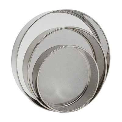 Stainless Steel 3-Piece Fine Mesh Sieve Strainer Set