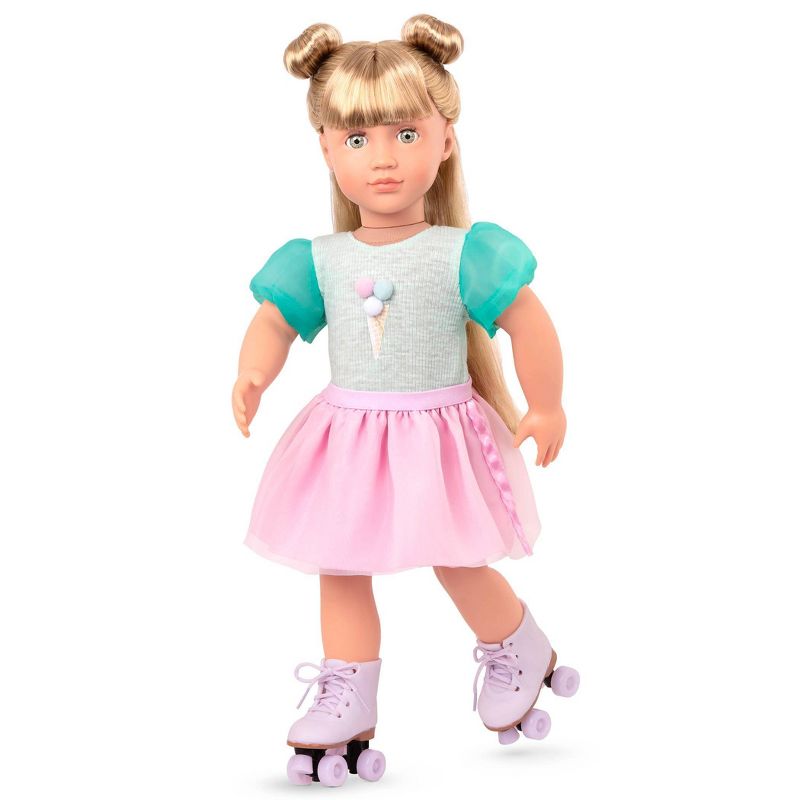 Our Generation Ice Cream Outfit with Roller Skates for 18&#34; Dolls - Scoopalicious, 3 of 6