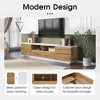 KTMBDW Modern TV stand for TVs up to 80'', Media Console with Storage, Entertainment Center with Door Rebound Device, TV cabinet for Living Room - 3 of 4