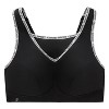 Glamorise Womens No-Bounce Camisole Sports Wirefree Bra 1066 Black - 4 of 4