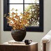 LuxenHome Brown with Black V-Pattern Polyresin 10-Inch Round Planter - 3 of 4