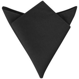 INSPIRE CHIC Men's Cotton Solid Color Formal Suit Pocket Squares - 1 of 4