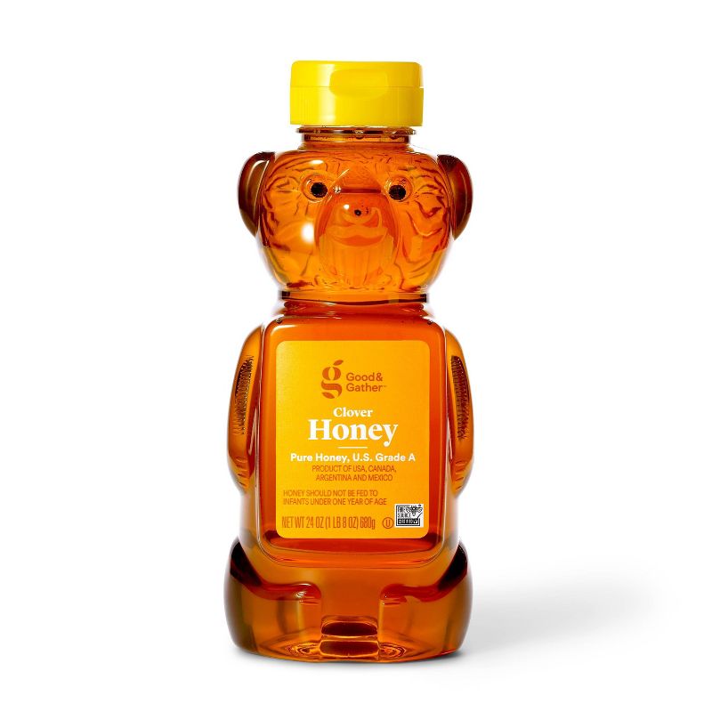 Pure Clover Honey - 24oz - Good &#38; Gather&#8482;, 1 of 5